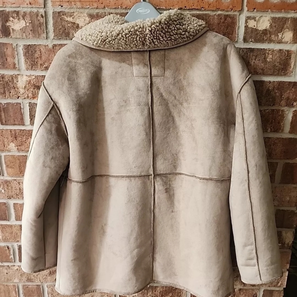 Lucky Brand Women's Tan Shearling Jacket